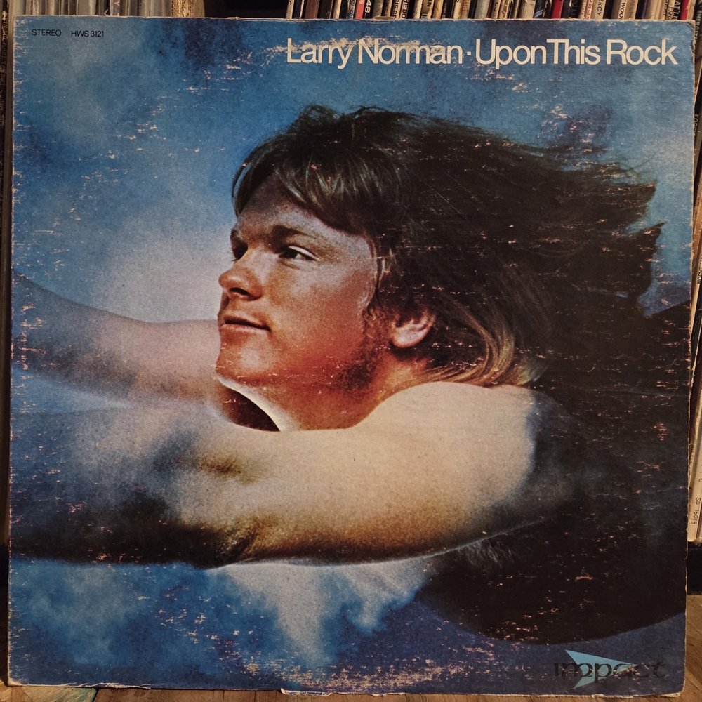 Vintage Larry Norman 'Upon This Rock' Vinyl Record Impact CCM